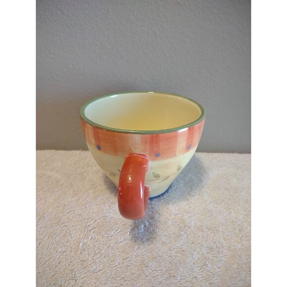 Pfaltzgraff Napoli hand-painted oversize large stoneware coffee mug cup - Picture 5 of 6